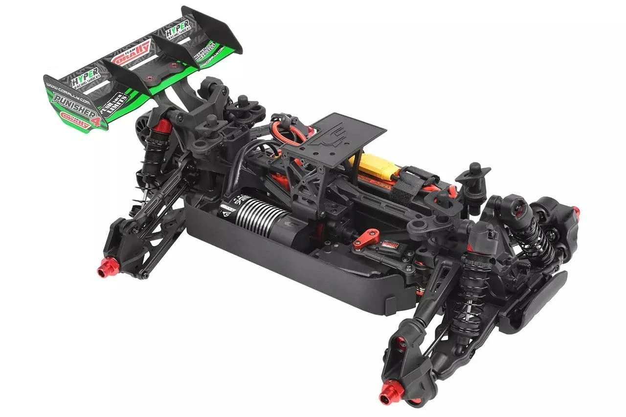 Team Corally Punisher 10 XL4S Brushless Monster Truck - Green [C-00292-G]** - Image 10