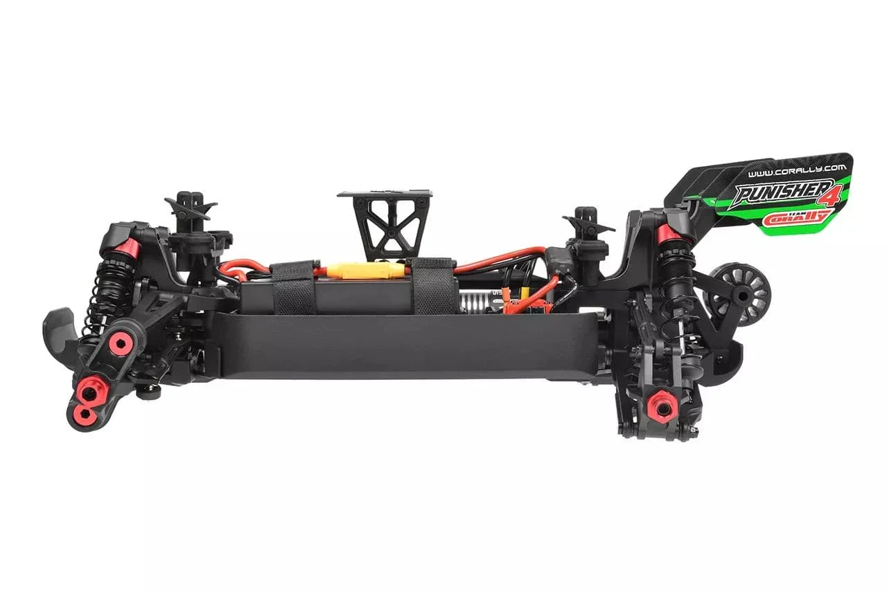 Team Corally Punisher 10 XL4S Brushless Monster Truck - Green [C-00292-G]** - Image 11
