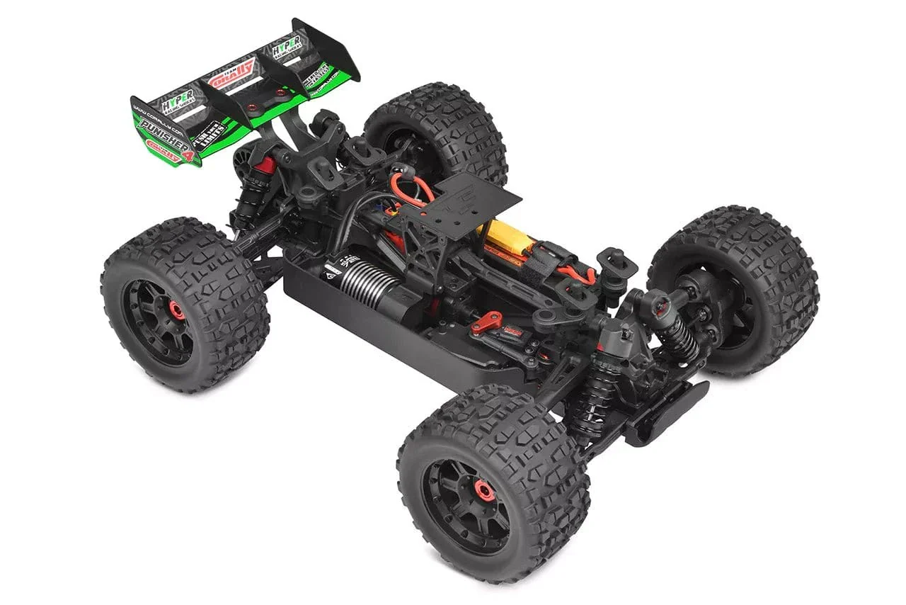 Team Corally Punisher 10 XL4S Brushless Monster Truck - Green [C-00292-G]** - Image 8