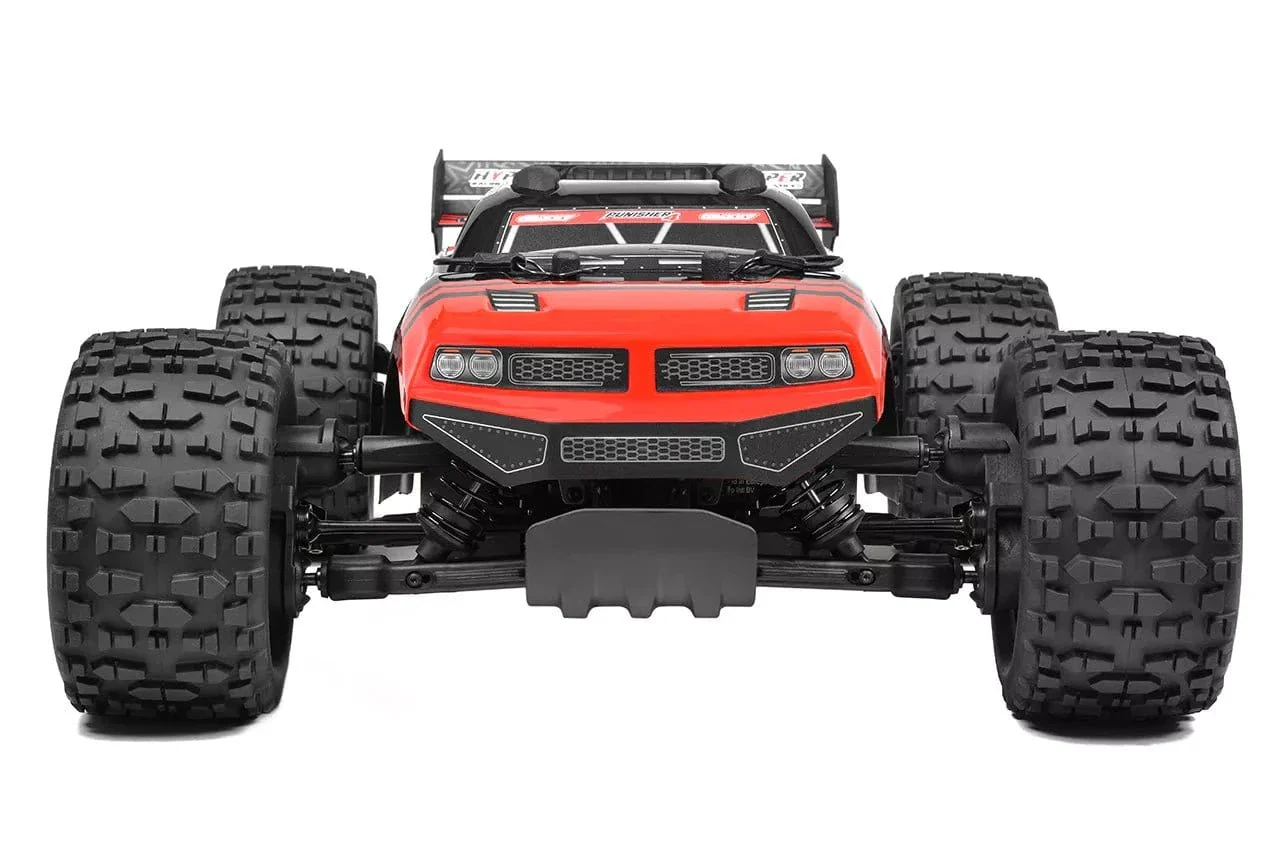 Team Corally Punisher 10 XL4S Brushless Monster Truck - Red [C-00292-R]** - Image 5