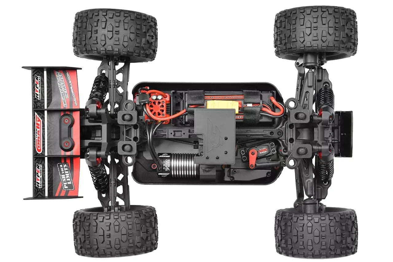 Team Corally Punisher 10 XL4S Brushless Monster Truck - Red [C-00292-R]** - Image 8
