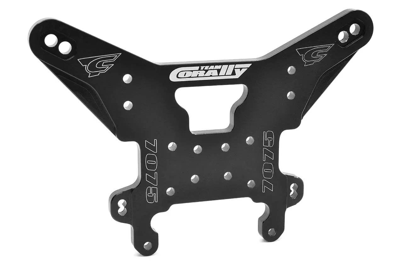Team Corally Shock Tower - Asuga XLR - Rear - Swiss Made 7075 T6 - 5mm - Hard Anodised [C-00180-1123]