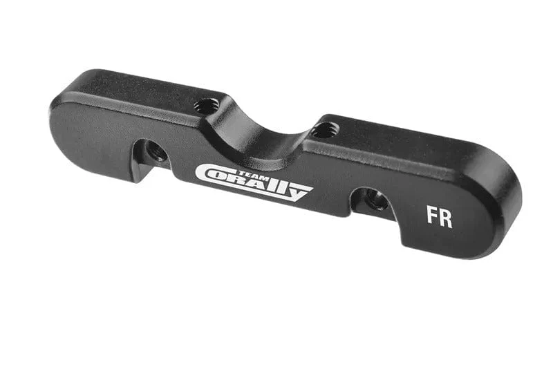 Team Corally Suspension Arm Mount HD - FR-RE - 8mm - Aluminum - Black - 1 pc [C-00180-872]