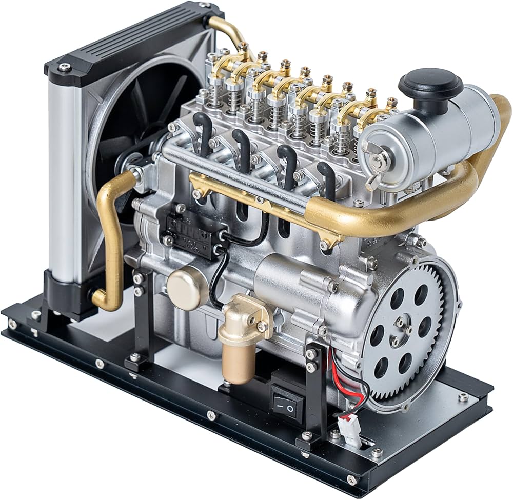 Teching Mini Diesel Model Engine Assembly Kit [DM115] - Image 2