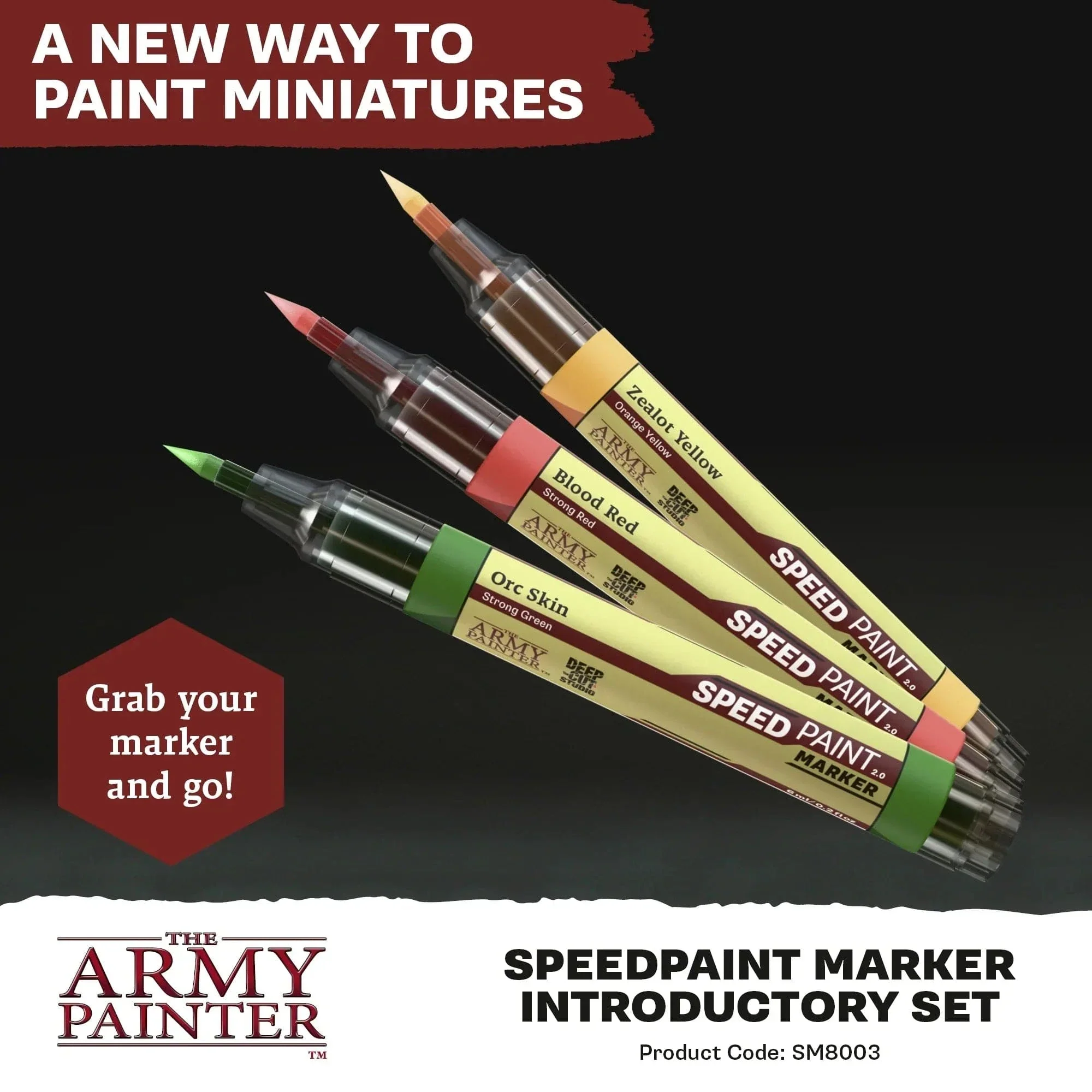 The Army Painter Speedpaint Marker Introductory Set 3 Colours [SM8003] - Image 2