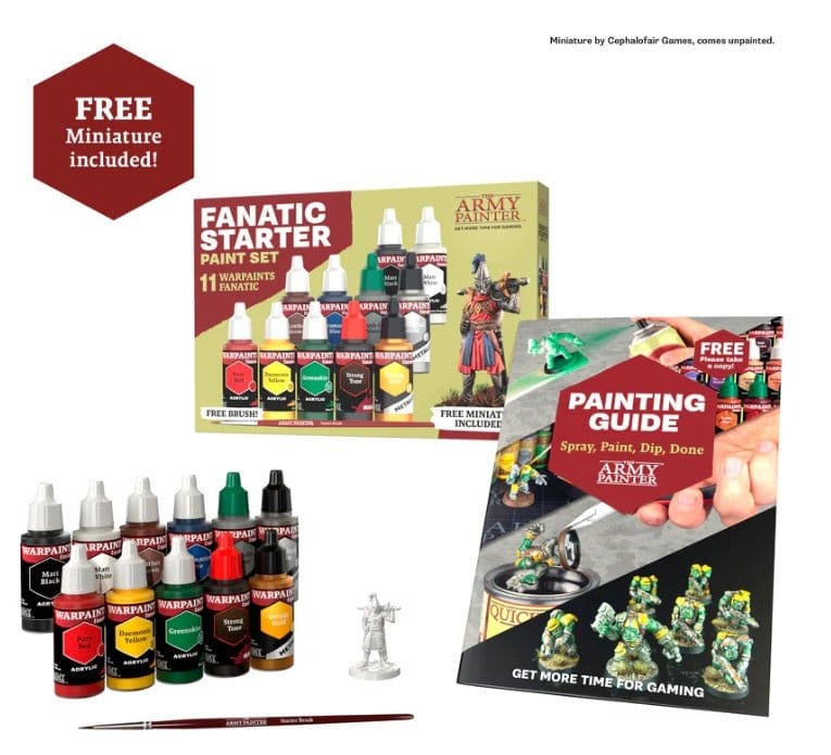The Army Painter Warpaints Fanatic: Starter Paint Set