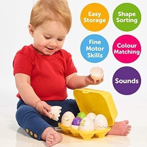 Tomy Hide & Squeak Shape Sorting Eggs - Image 5