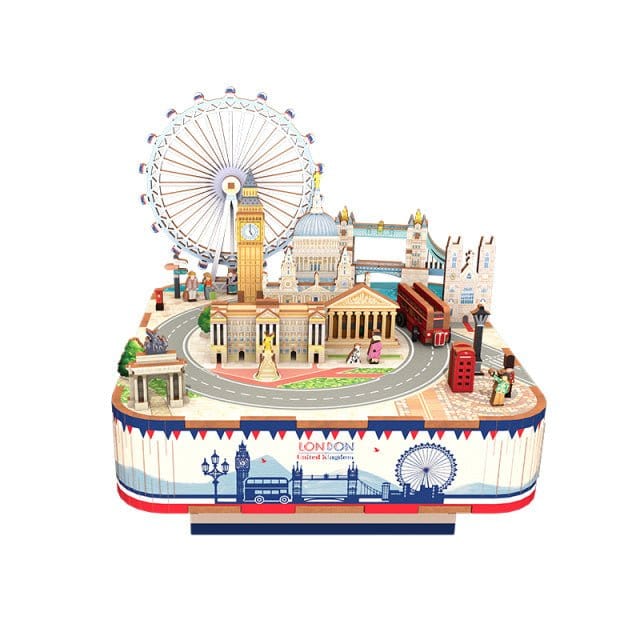 Tonecheer London Music Box Wooden Model Kit [TQ066]