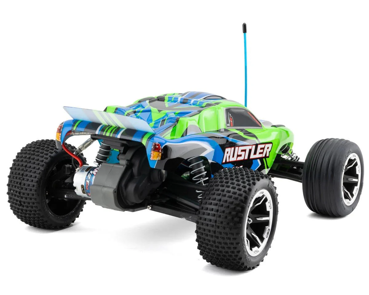 Traxxas 1/10 Rustler XL-5 2WD Brushed Stadium Truck - Green [37254-8GRN]** - Image 2