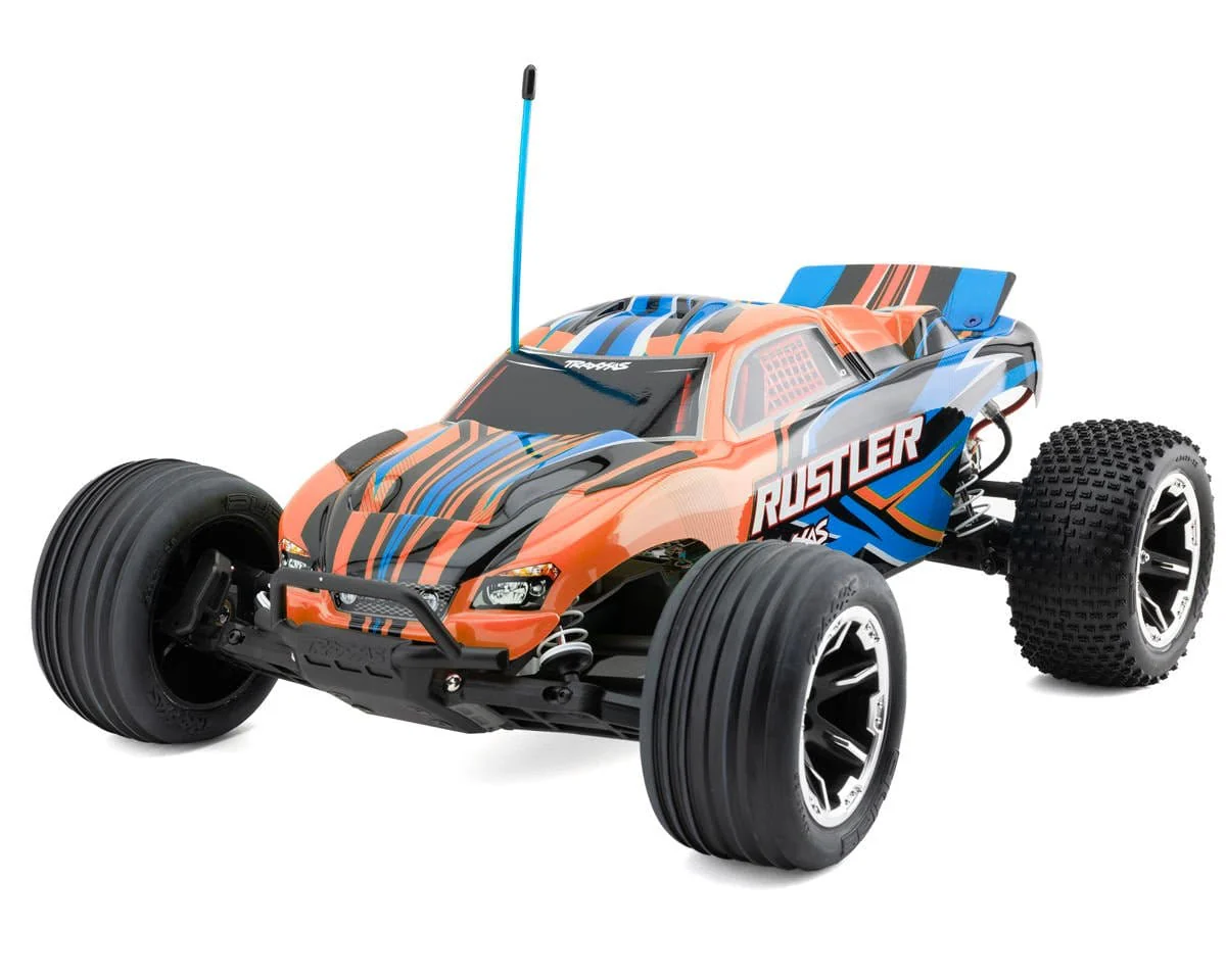 Traxxas 1/10 Rustler XL-5 2WD Brushed Stadium Truck - Orange [37254-8ORG]**