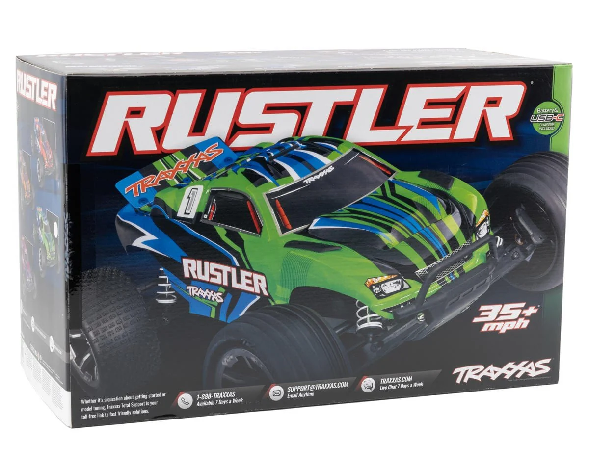 Traxxas 1/10 Rustler XL-5 2WD Brushed Stadium Truck - Orange [37254-8ORG]** - Image 9