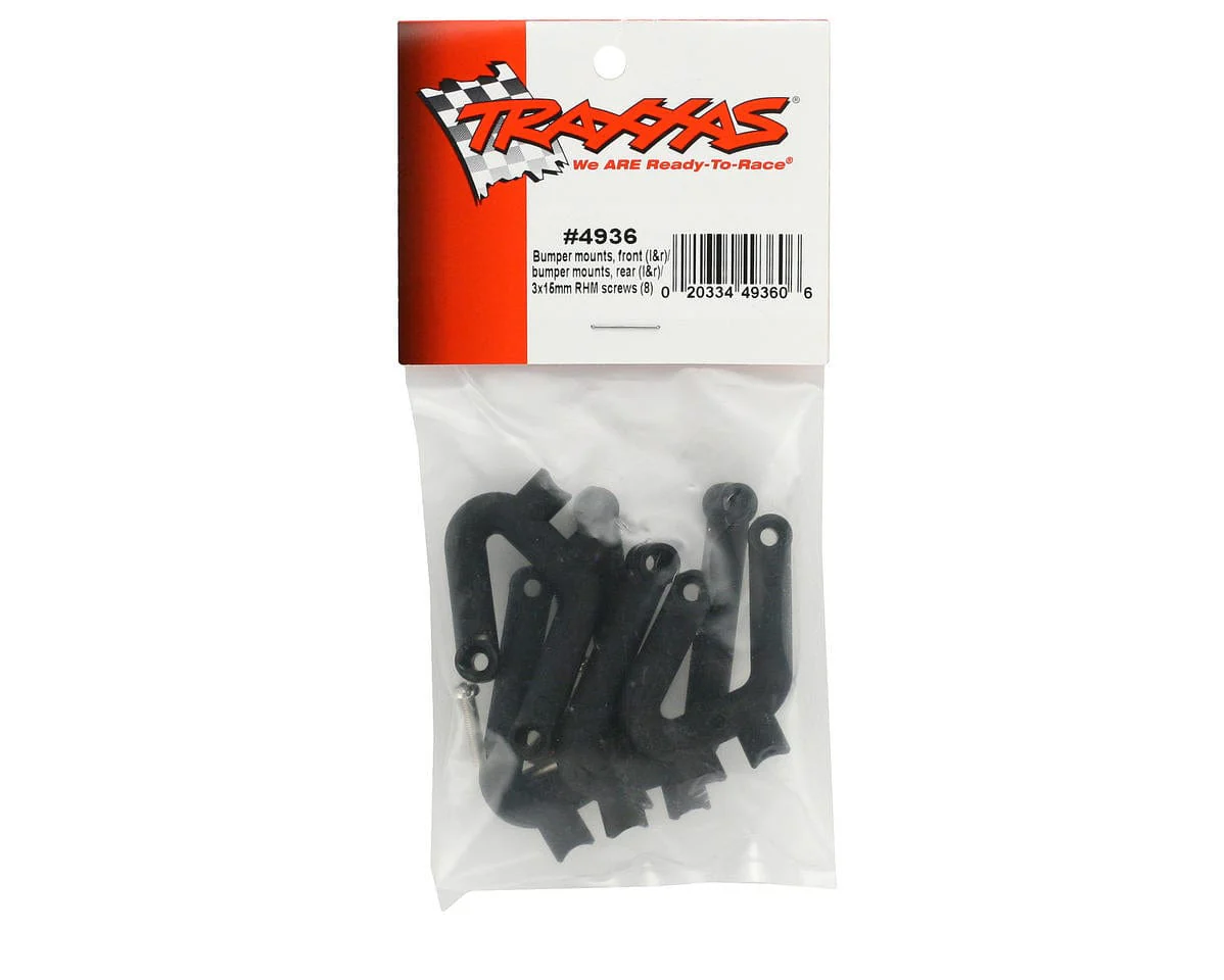 Traxxas 4936 Bumper Mounts Front and Rear - Image 2
