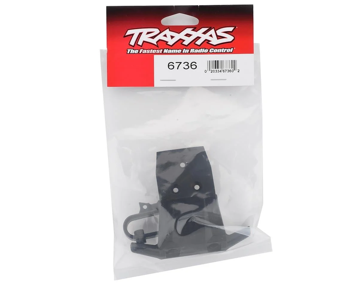 Traxxas 6736 Rustler 4x4 Front Bumper/Bumper Mount (Black) - Image 2