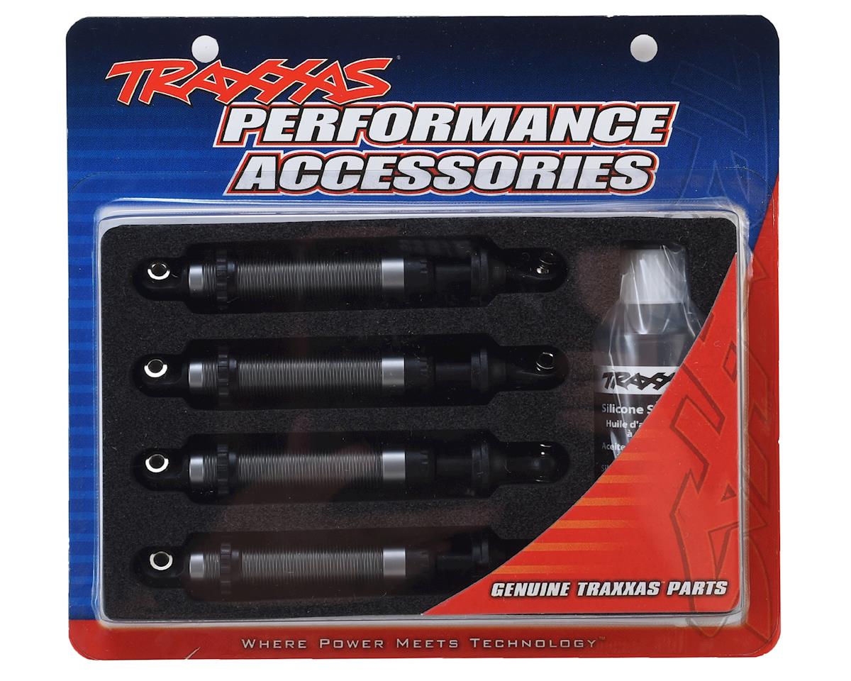 Traxxas 8160 TRX-4 Silver GTS Aluminum Long Arm Shocks (4pcs)
