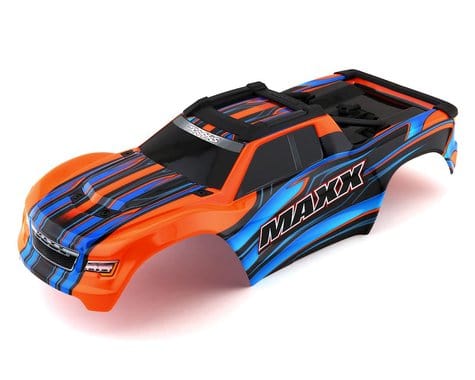 Traxxas 8911T Maxx Pre-Painted Orange Truck Body