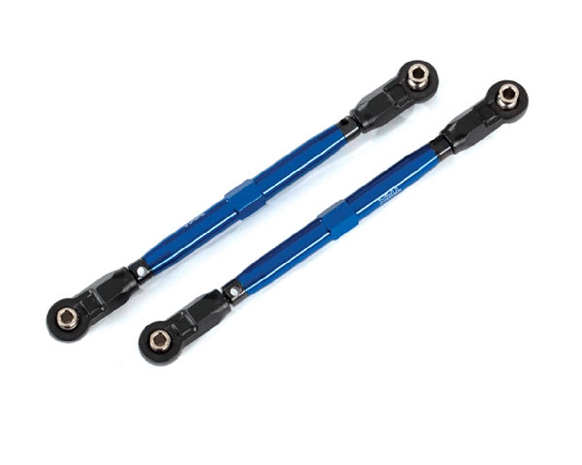 Traxxas 8997X WideMaxx Aluminum Toe Link Tubes (Blue) (2) (Use with TRA8995 WideMaxx Suspension Kit)
