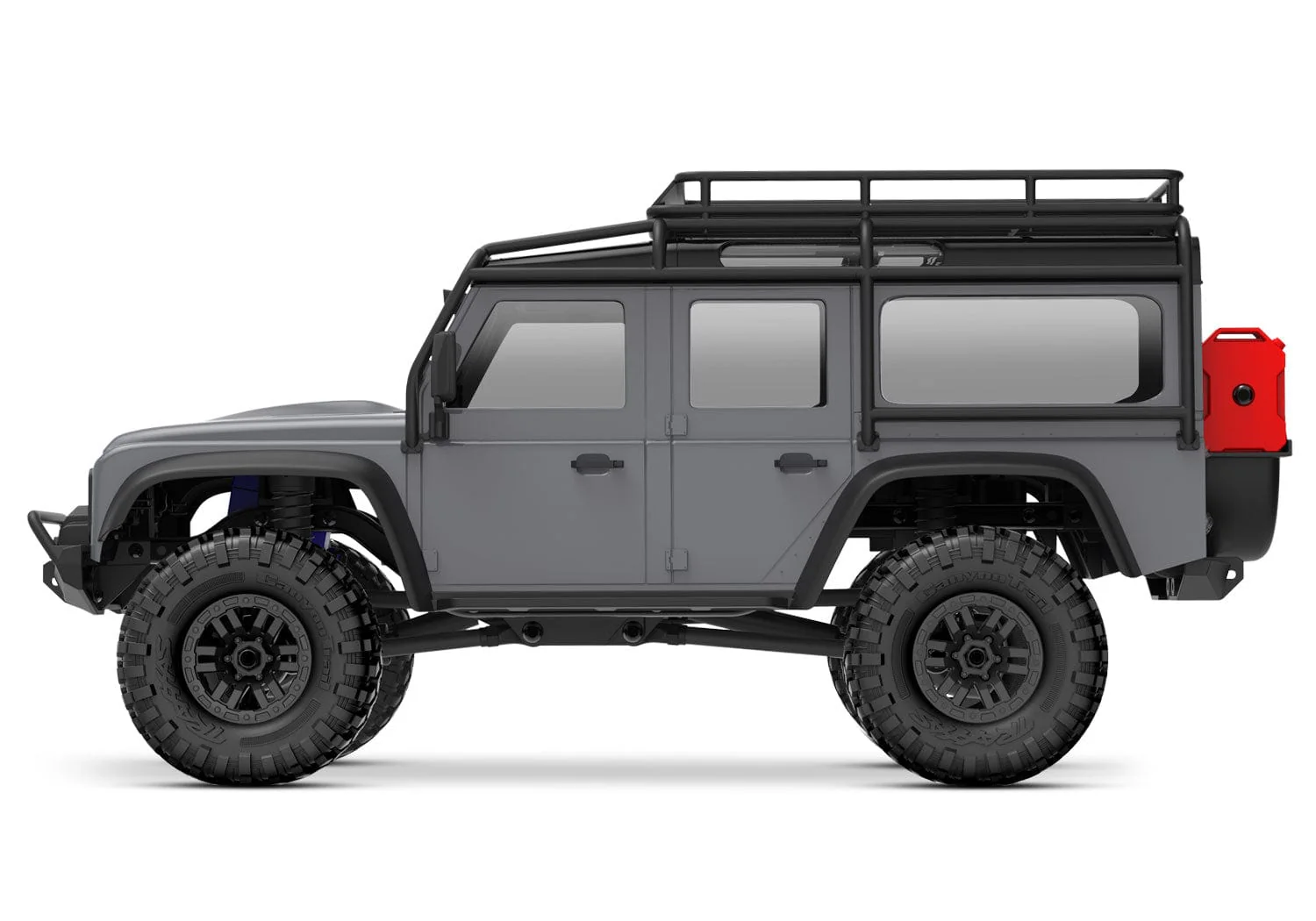 Traxxas 97054-1 TRX4M 1/18 Land Rover Defender RC Crawler - Silver - Image 4