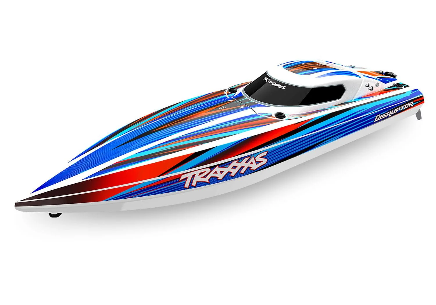 Traxxas Disruptor 26inch 4S Brushless Self-Righting RC Boat - Blue [106064-4BLUE]
