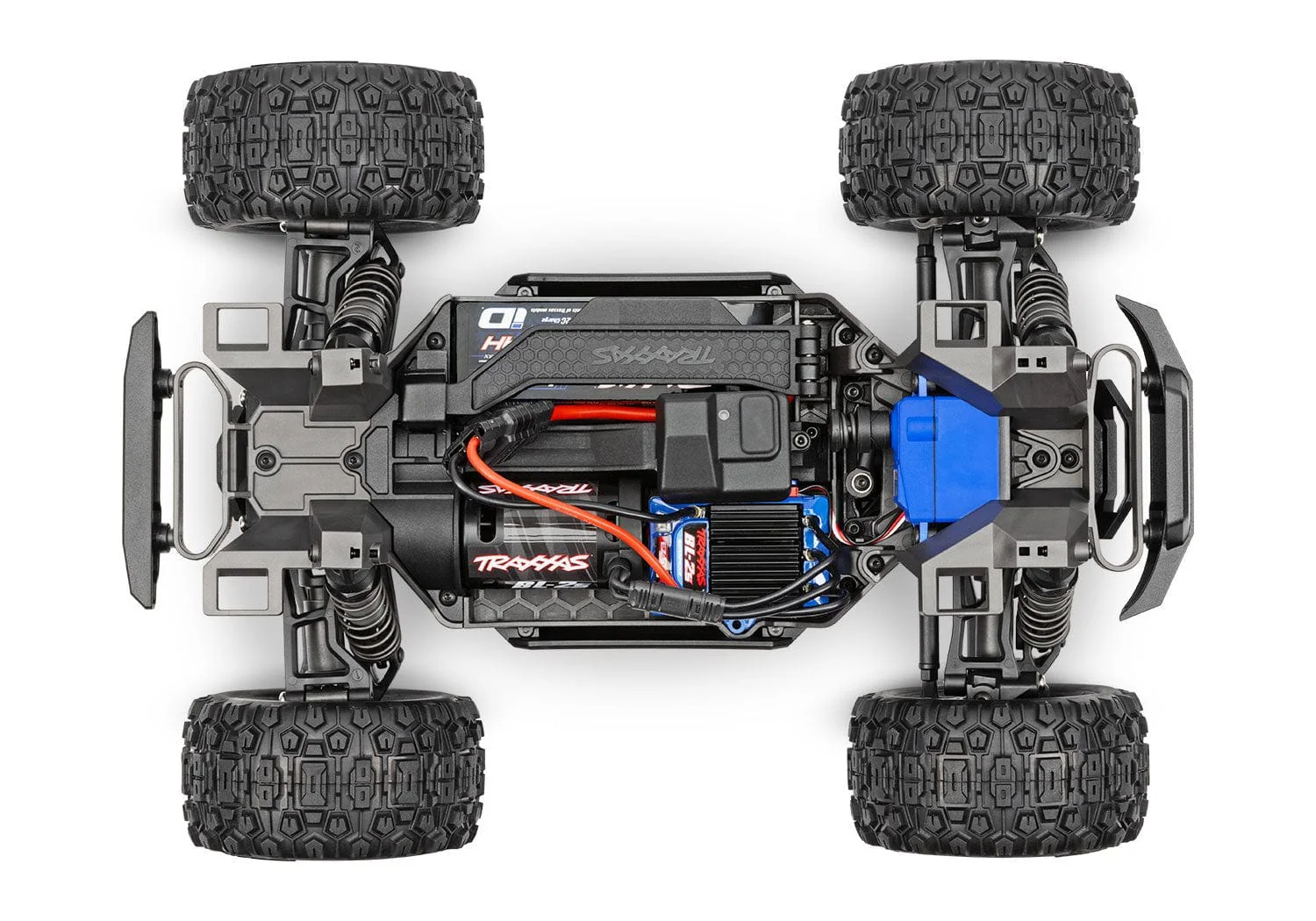 Traxxas Mini MAXX 1/16 Brushless Monster Truck RTR - Blue [107154-1BLUE] - Image 8