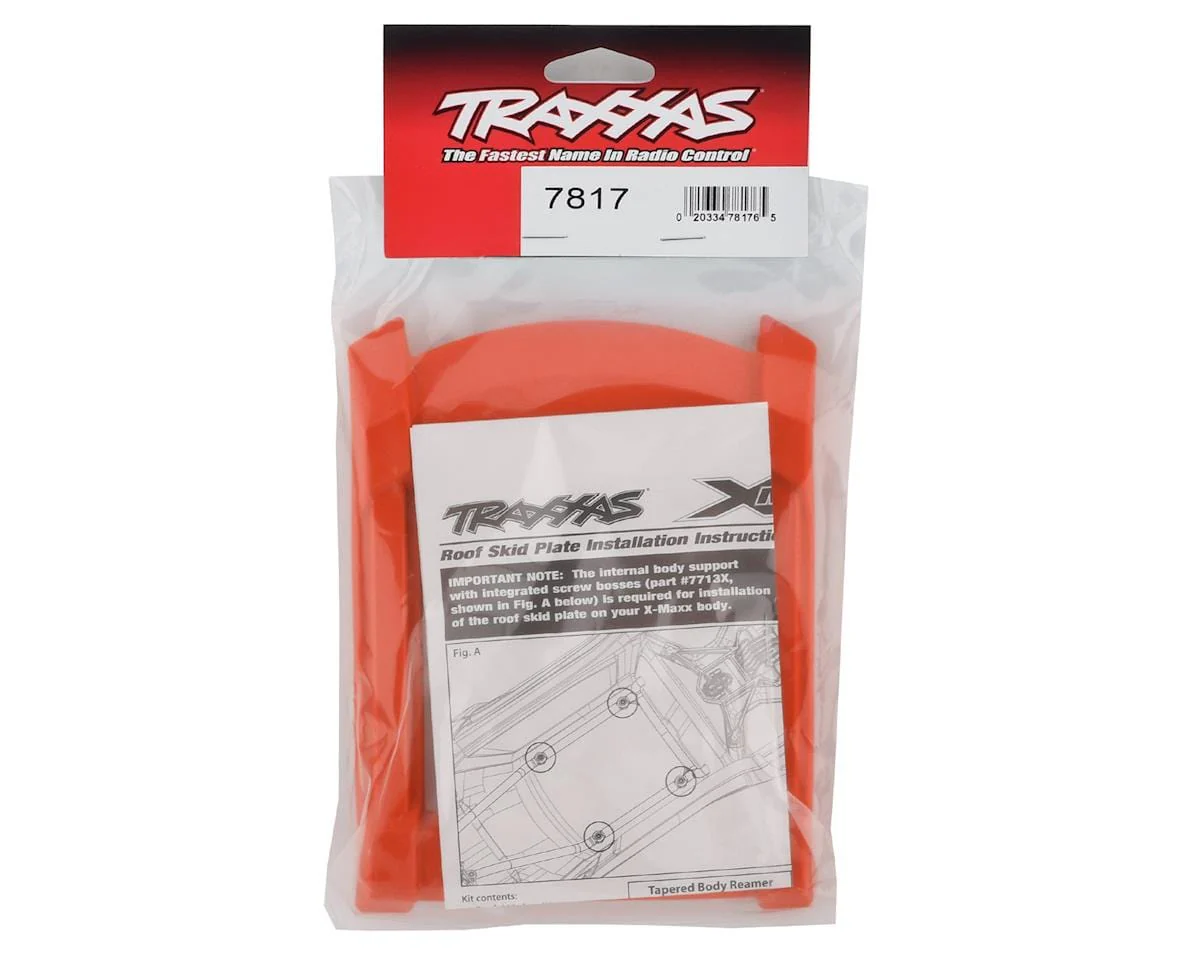 Traxxas X-Maxx Roof Skid Plate (Orange) [7817T] - Image 2