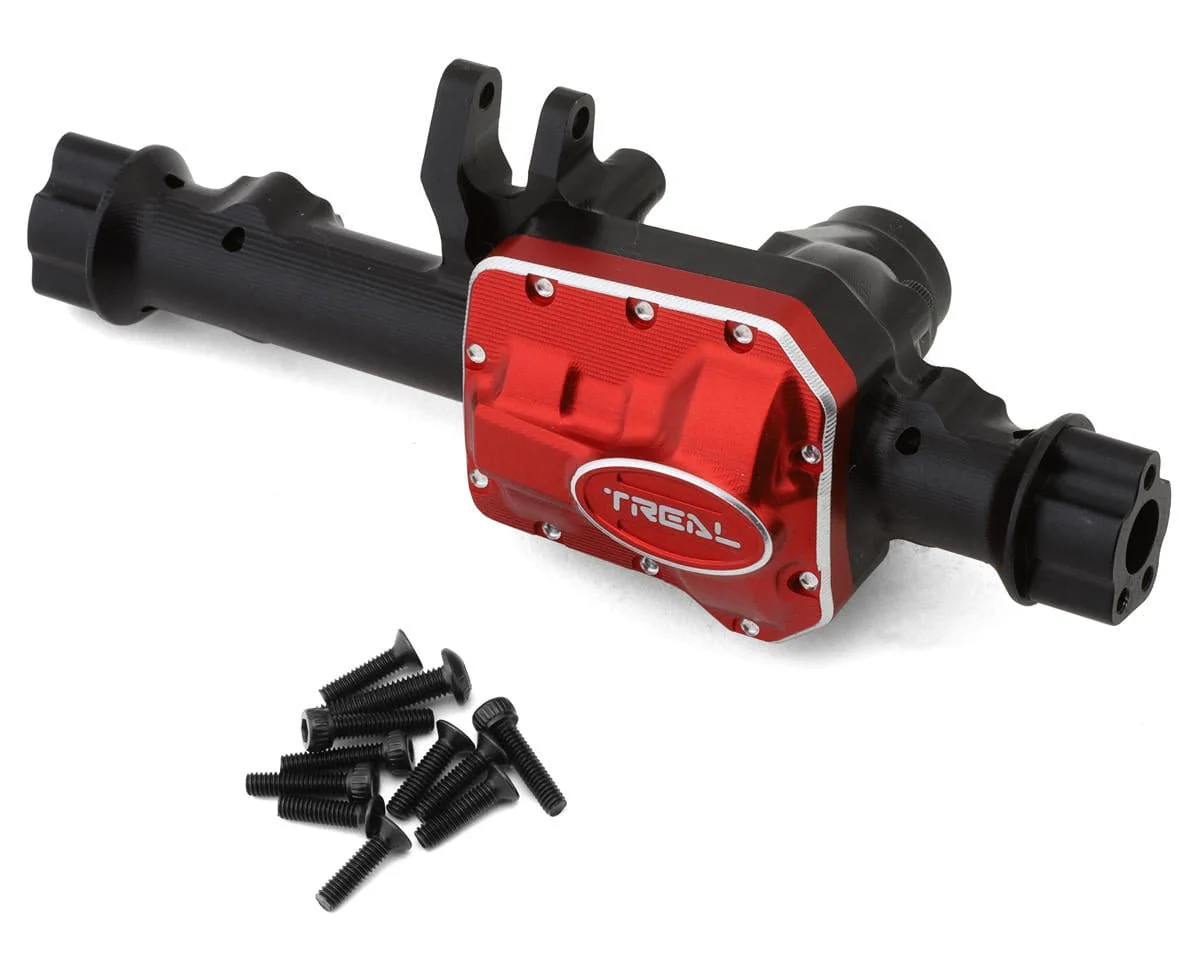 Treal Hobby Aluminum Front Axle Housing for Traxxas TRX-4/TRX-6 (Black) [TLHTTRX4-34]