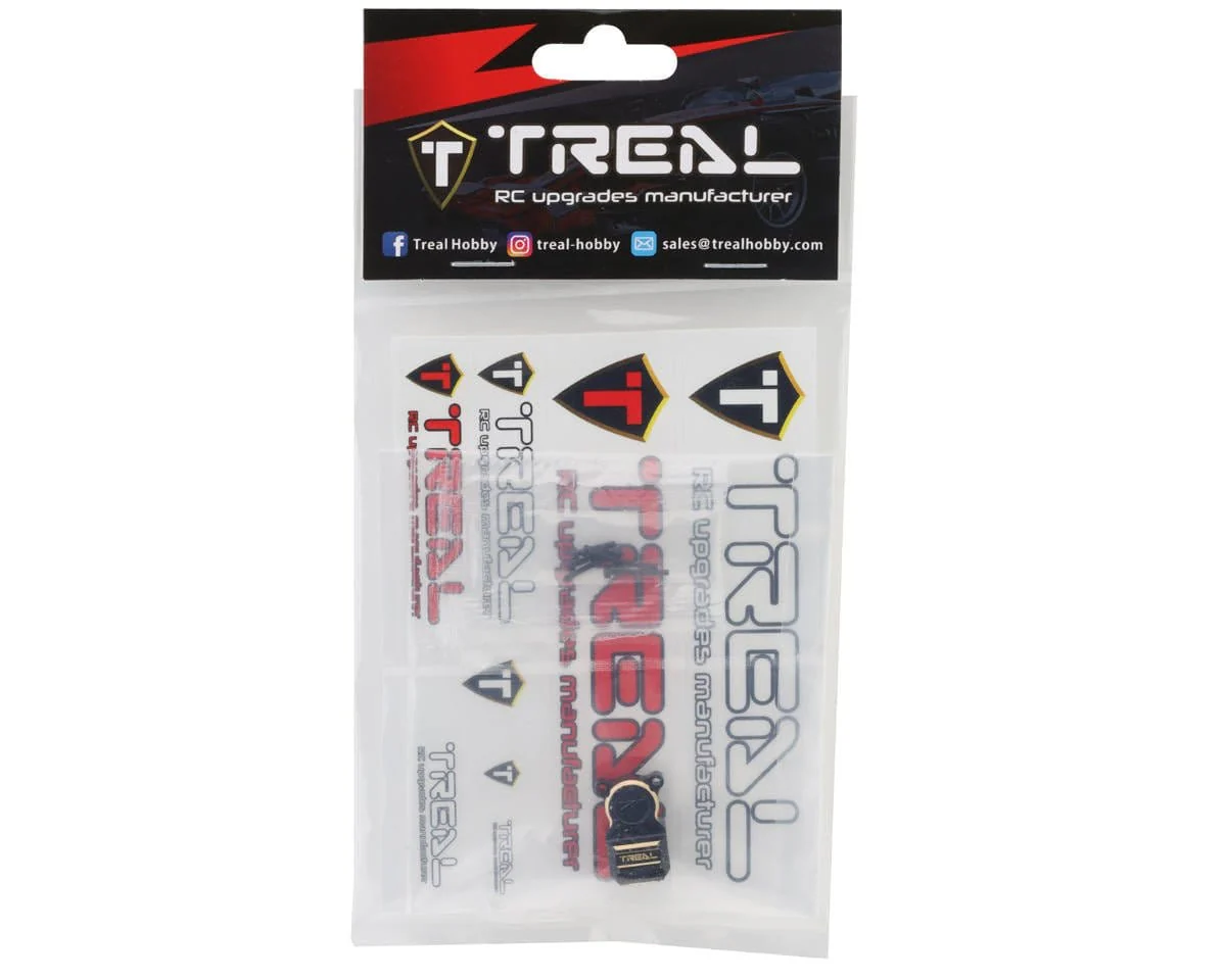 Treal Hobby Axial SCX24 Brass Differential Cover (Black) (11.2g) [TLHTSCX24-01] - Image 2