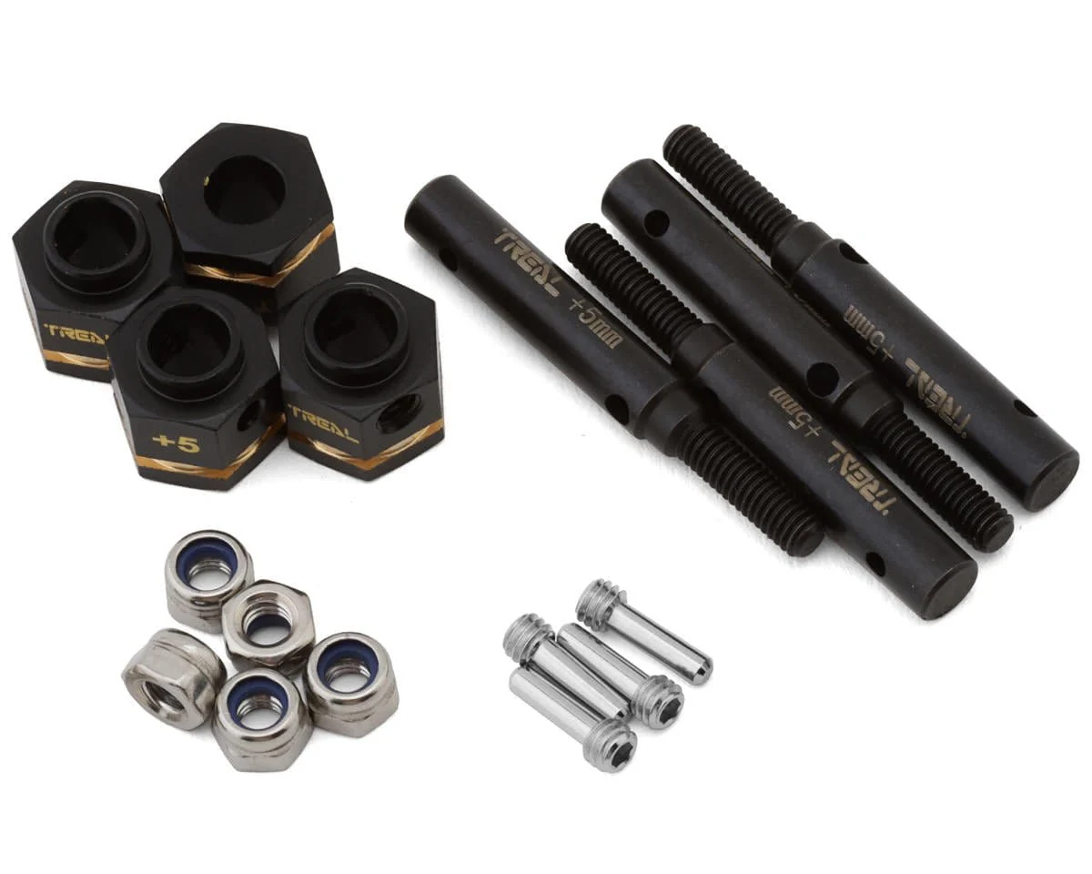 Treal Hobby Brass Wide Track Kit for Traxxas TRX-4 (+10mm) [TLHTTRX4-19]
