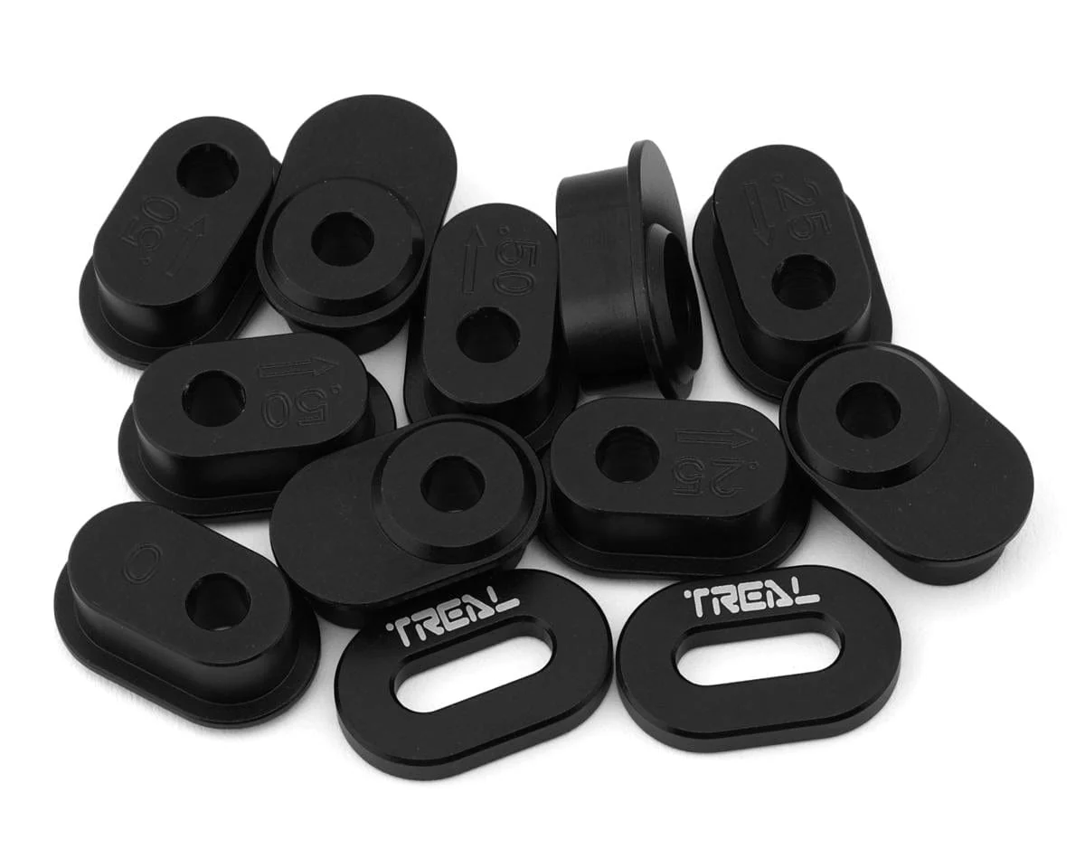 Treal Hobby Losi Promoto MX CNC Aluminum Chain Tensioner Adjustment Insert Set (Black)**