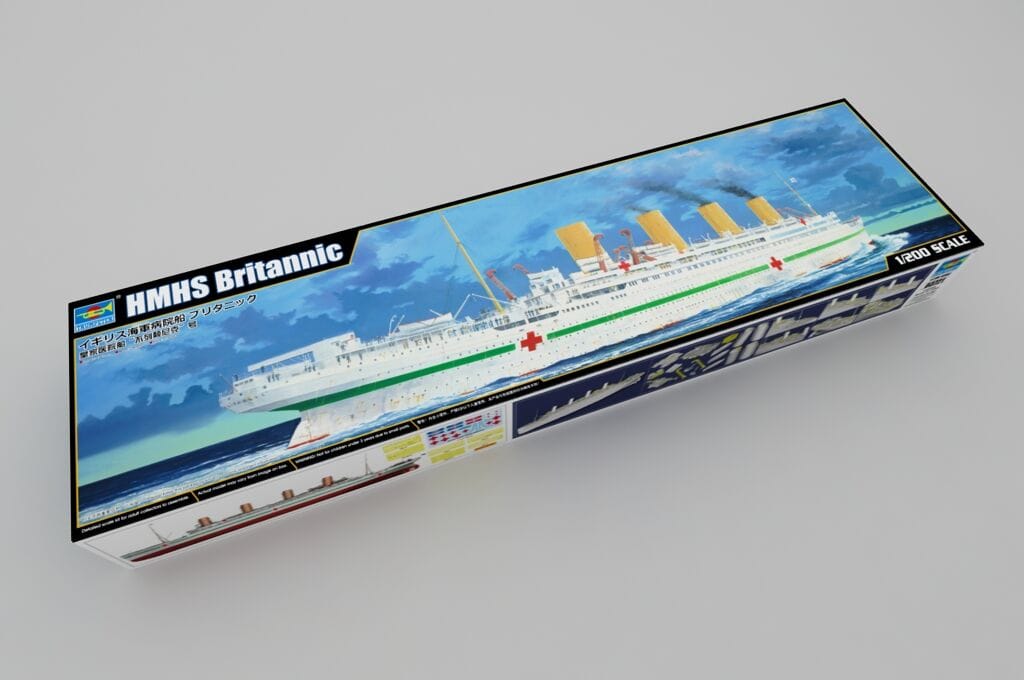 Trumpeter 1/200 HMHS Britannic Plastic Model Kit [03721] - Image 2
