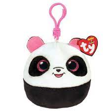 TY Squish A Boo Mini Bamboo Panda Clip**