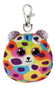 TY Squish A Boo Mini Giselle Leopard Clip**