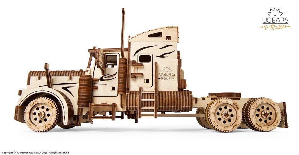 UGEARS 70056 Heavy Boy Truck Vm-03 Wooden Model Kit - Image 6