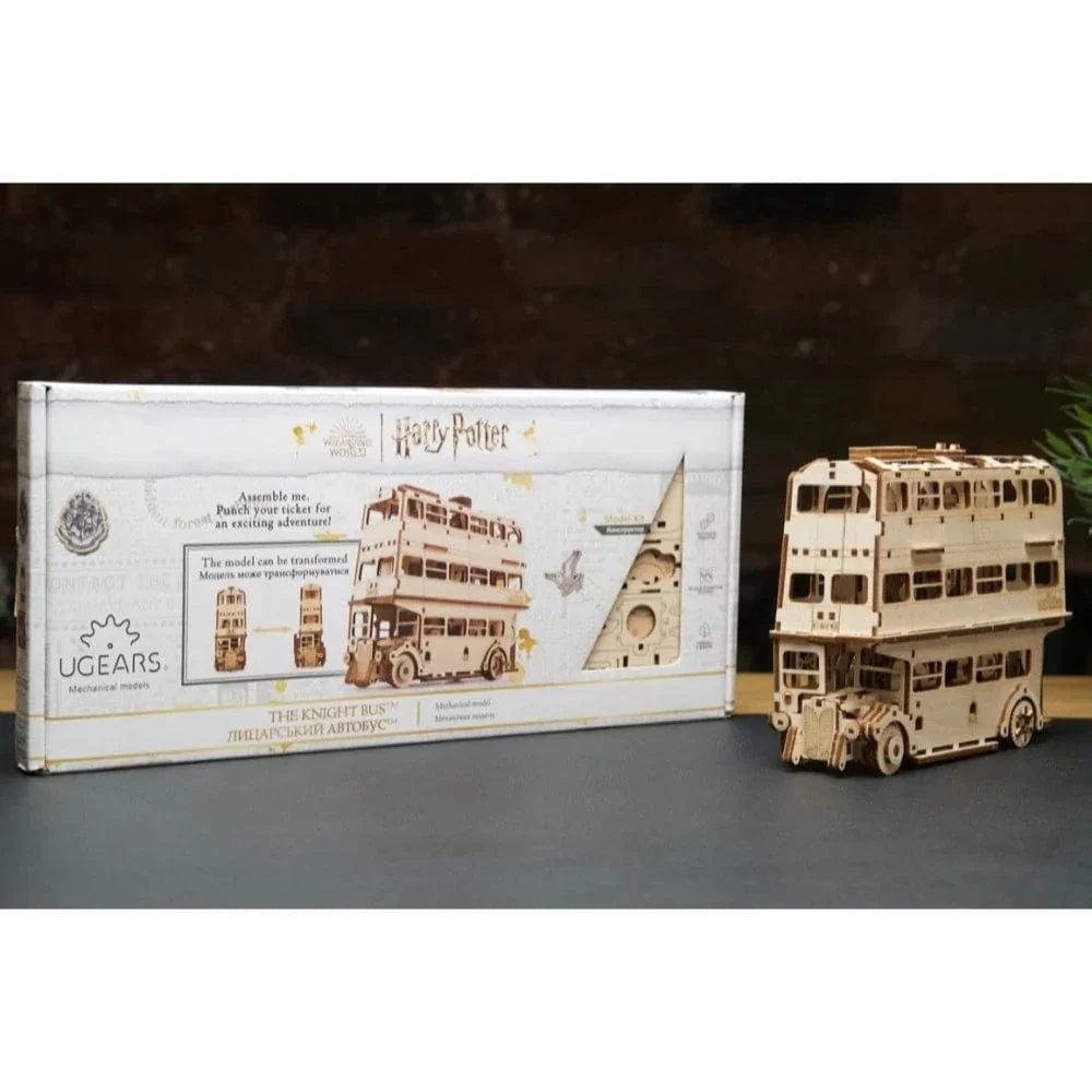 UGEARS 70172 Harry Potter The Knight Bus Wooden Model Kit - Image 5