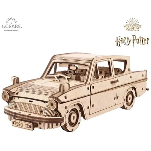 UGEARS 70173 Harry Potter Flying Ford Anglia Wooden Model Kit
