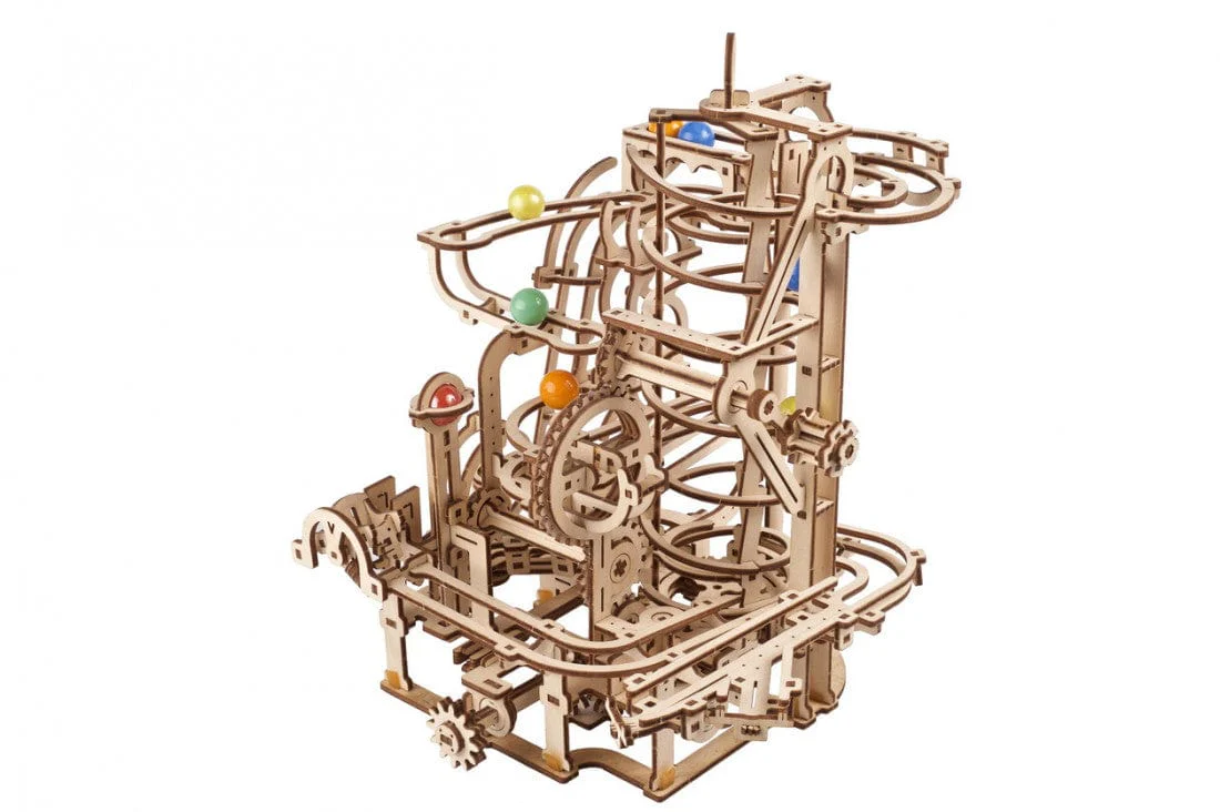 Ugears 70177 Marble Run Spiral Hoist No.4 Wooden Model Kit - Image 4