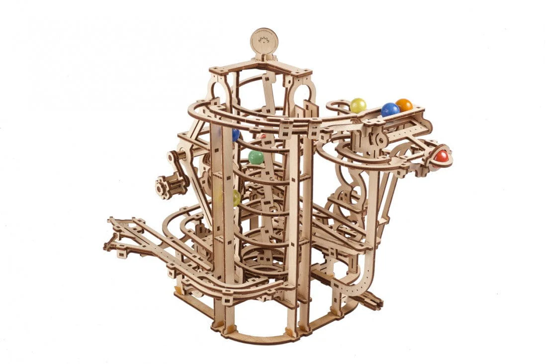 Ugears 70177 Marble Run Spiral Hoist No.4 Wooden Model Kit - Image 7