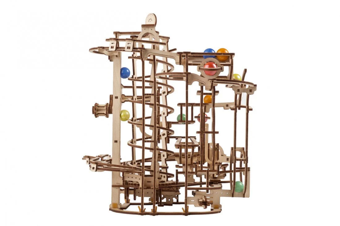 Ugears 70177 Marble Run Spiral Hoist No.4 Wooden Model Kit - Image 8
