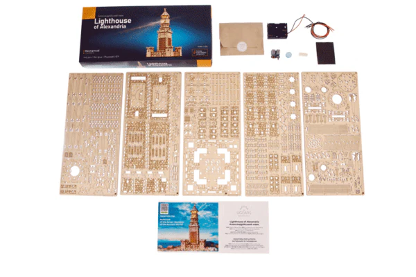 Ugears Lighthouse Of Alexandria Wooden Model Kit [70254] - Image 3