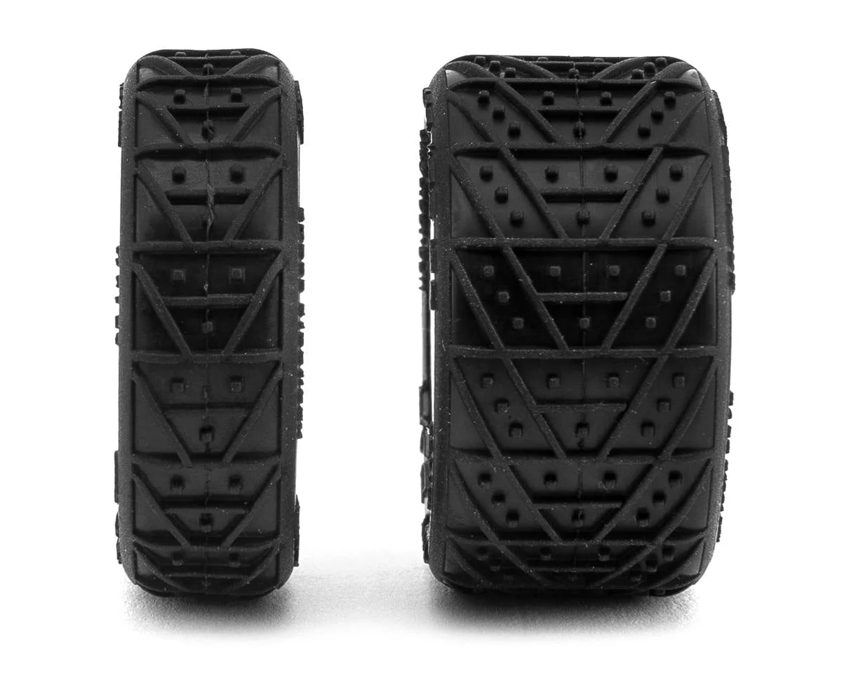 UpGrade RC Clay Bar Pre-Mounted Front and Rear Clay Tires for Losi Micro-B (White) - Image 2