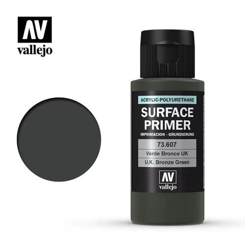 Vallejo Primer Acrylic Polyurethane Uk Bronze Green 60ml