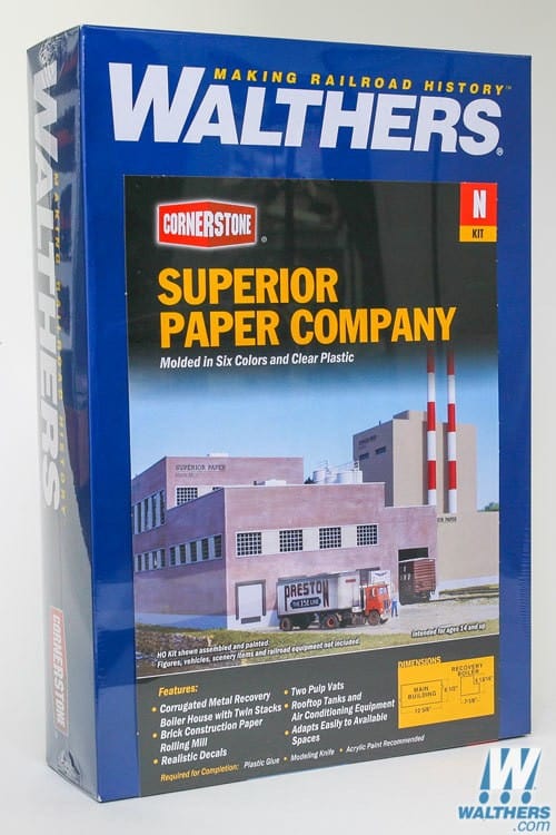 Walthers Cornerstone N Superior Paper Company - Kit - Image 2