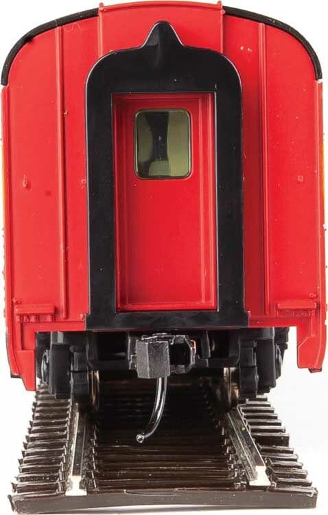 Walthers Mainline HO 85ft Budd Baggage-Lounge - Ready to Run - Southern Pacific(TM) (Daylight, red, orange, black) - Image 4