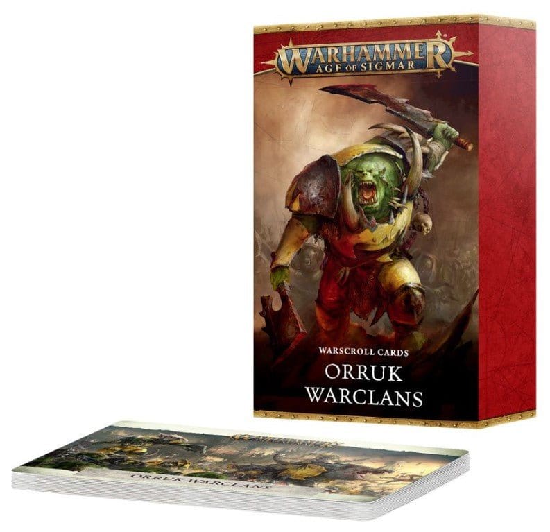 Warhammer Age of Sigmar: Orruk Warclans Warscroll Cards [89-04]