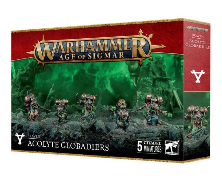 Warhammer Age of Sigmar: Skaven, Acolyte Globadiers [90-47]