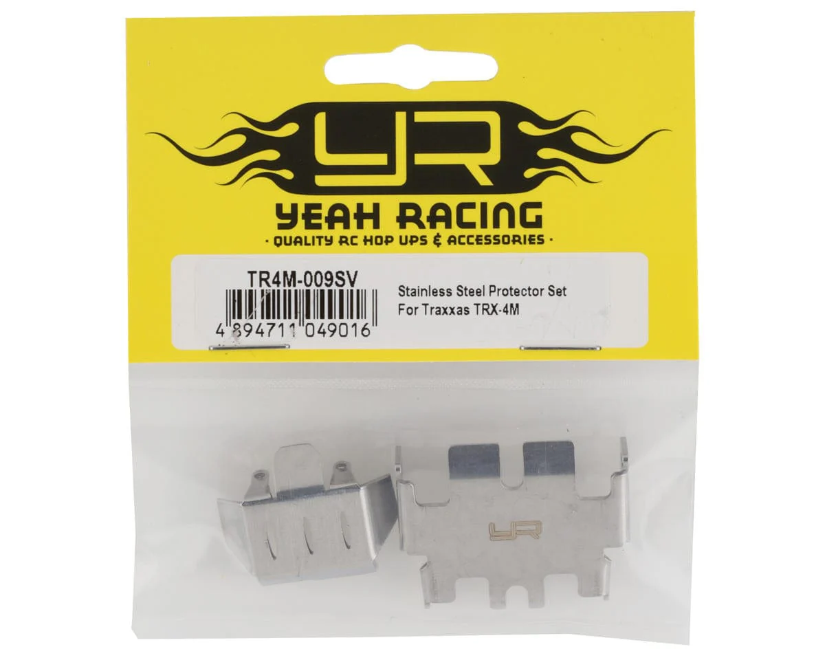 Yeah Racing Traxxas TRX-4M Stainless Steel Differential & Skid Plates Set** - Image 2